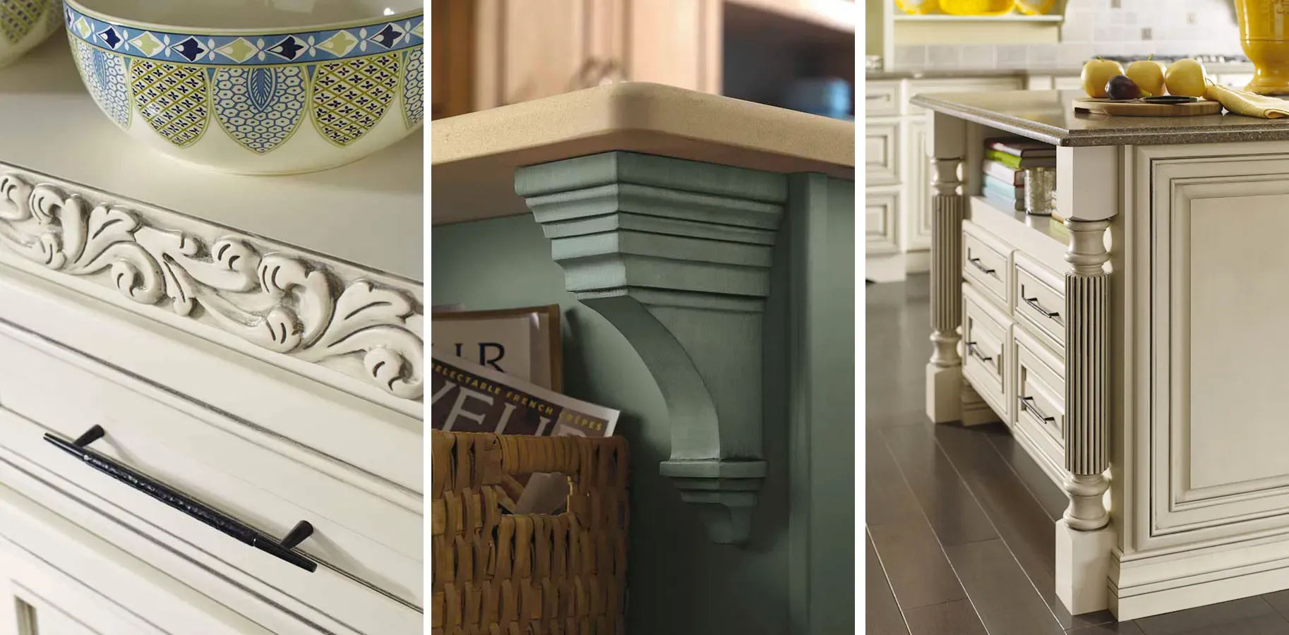 Omega Cabinetry Embellishment Options